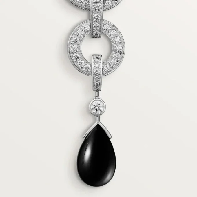 Pendientes Panthere de Cartier, con pavé