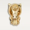 Pendientes Panthere de Cartier – Oro amarillo, laca, diamantes, granates tsavorita, ónix – Cartier