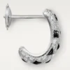 Pendientes Panthere De Cartier – Oro blanco, ónix, diamantes – Cartier