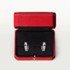 Pendientes pequeños de aro Panthere Diamond, oro blanco | Cartier EE. UU.