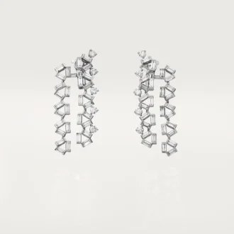 Pendientes Reflection De Cartier – Oro blanco, diamantes – Cartier