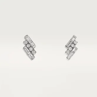 Pendientes Reflection De Cartier – Oro blanco, diamantes – Cartier