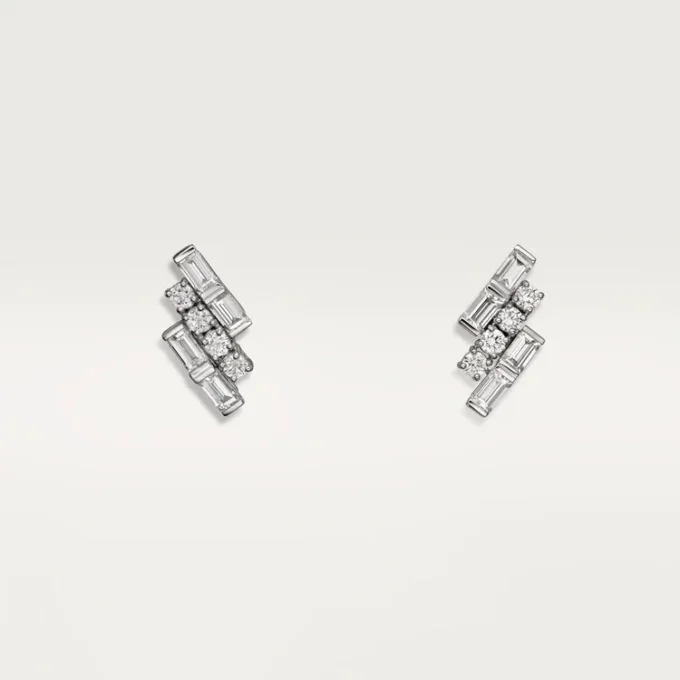 Pendientes Reflection De Cartier – Oro blanco, diamantes – Cartier