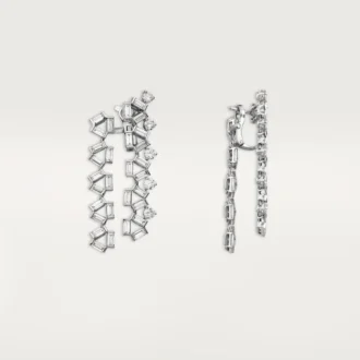 Pendientes Reflection De Cartier – Oro blanco, diamantes – Cartier