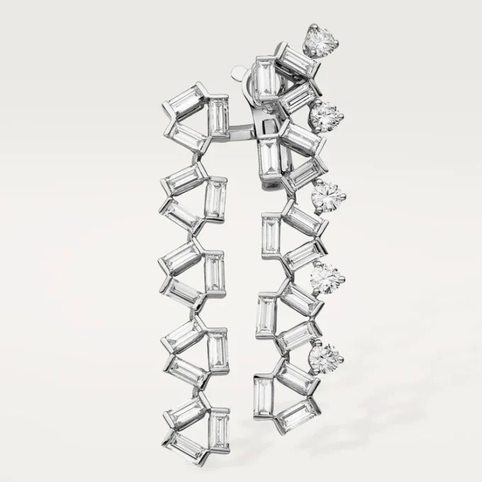Pendientes Reflection De Cartier – Oro blanco, diamantes – Cartier