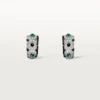 Pendientes [Sur]Naturel – Oro blanco, esmeraldas, ónix, diamantes – Cartier