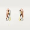 Pendientes Trinity Hoop en oro tricolor | Cartier EE. UU.