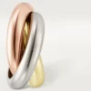 Pendientes Trinity Hoop en oro tricolor | Cartier EE. UU.