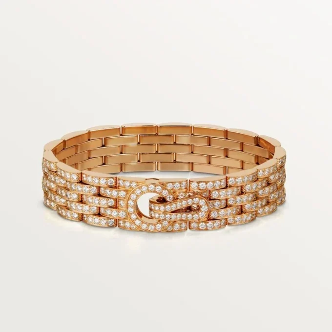 Pulsera Agrafe, con pavé