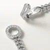 Pulsera Agrafe, diamantes de talla brillante, pavé
