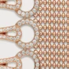 Pulsera Agrafe, modelo mediano, con medio pavé
