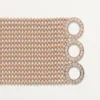 Pulsera Agrafe, modelo mediano, con medio pavé