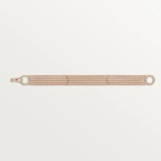 Pulsera Agrafe, modelo pequeño, semipavé