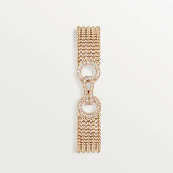 Pulsera Agrafe, modelo pequeño, semipavé