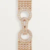 Pulsera Agrafe, modelo pequeño, semipavé