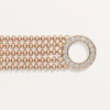 Pulsera Agrafe, modelo pequeño, semipavé