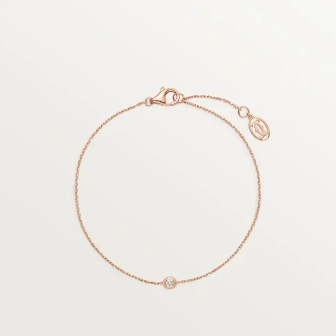 Pulsera Cartier D’amour, diamantes, modelo mediano
