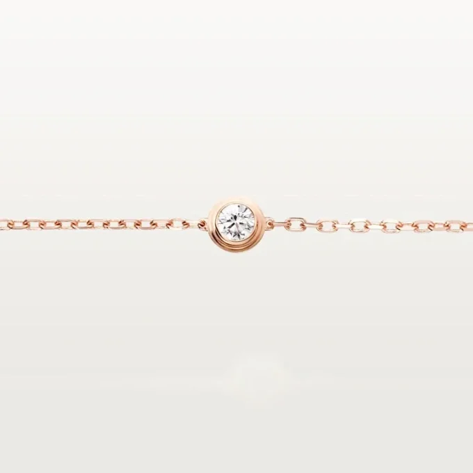 Pulsera Cartier D’amour, diamantes, modelo mediano