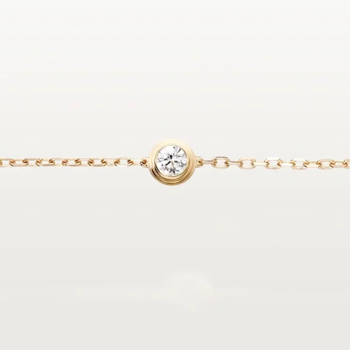 Pulsera Cartier D’amour, diamantes, modelo mediano