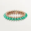 Pulsera Clash de Cartier, crisoprasa, modelo extragrande