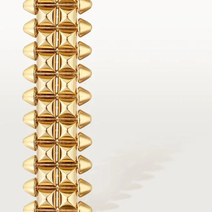 Pulsera Clash de Cartier, flexible, doble fila