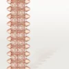 Pulsera Clash de Cartier, flexible, doble fila, pavé