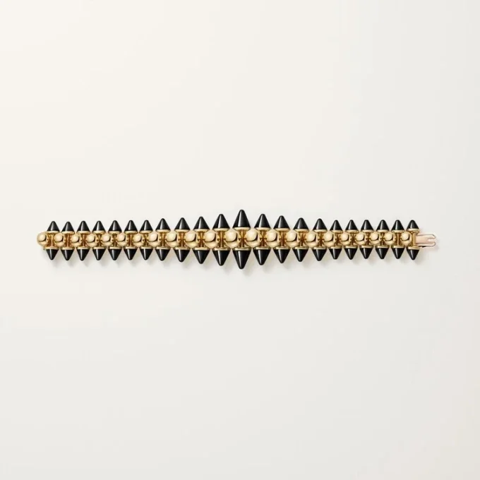 Pulsera Clash de Cartier, flexible, modelo extragrande, ónix