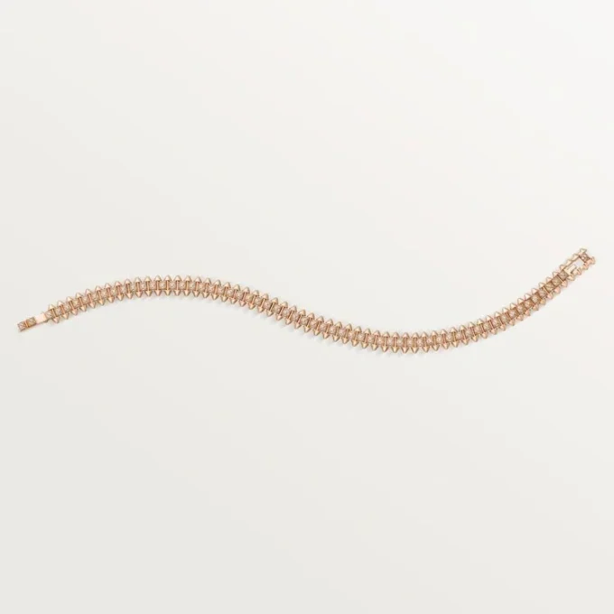 Pulsera Clash De Cartier, flexible, modelo pequeño, pavé
