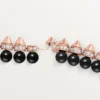 Pulsera Clash de Cartier, flexible, ónix, modelo extragrande, diamantes
