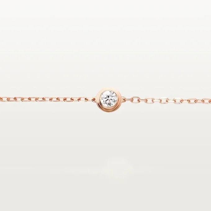 Pulsera Diamants Légers, S – Oro rosa, Diamantes – Cartier