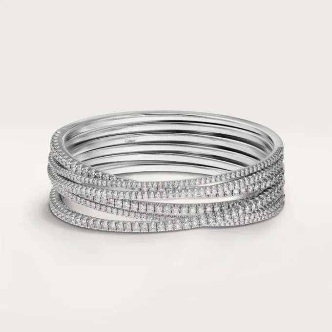 Pulsera Etincelle de Cartier, con medio pavé