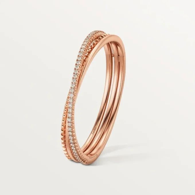 Pulsera Etincelle de Cartier, con medio pavé