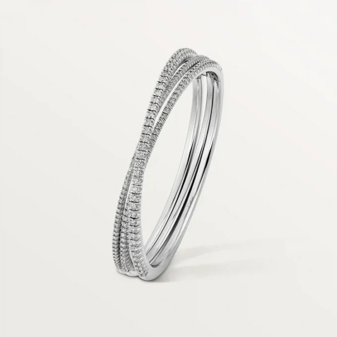 Pulsera Etincelle de Cartier, con medio pavé