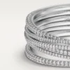 Pulsera Etincelle de Cartier, con medio pavé