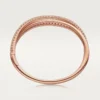 Pulsera Etincelle de Cartier, con medio pavé