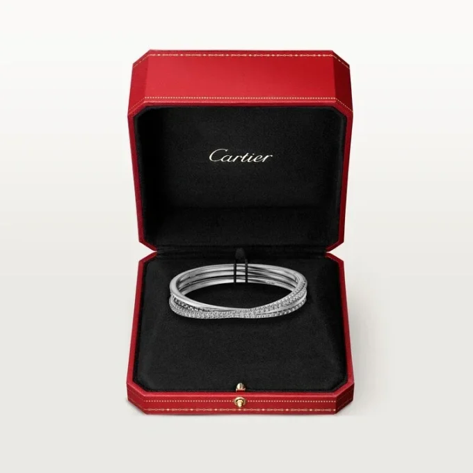 Pulsera Etincelle de Cartier, con medio pavé