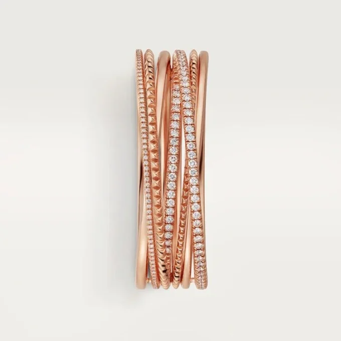 Pulsera Etincelle de Cartier, con medio pavé