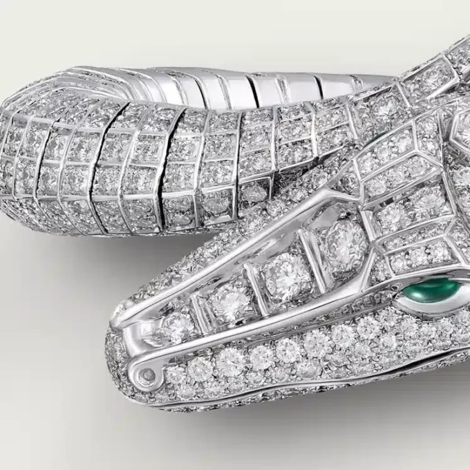 Pulsera Faune et Flore de Cartier, con pavé