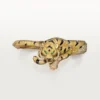 Pulsera Faune Et Flore De Cartier, diamantes amarillos, naranjas y marrones, pavé