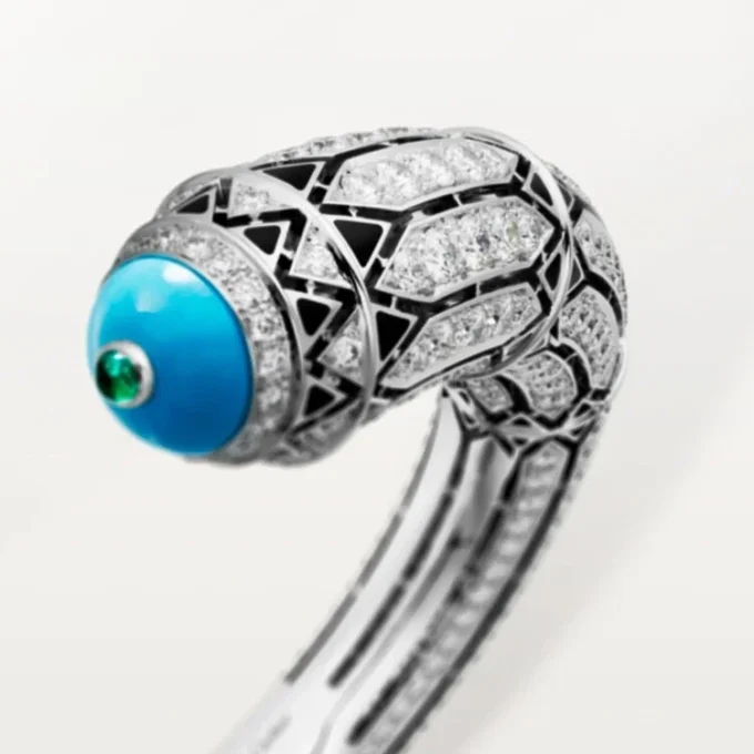 Pulsera Geometrie & Contrastes, turquesa, pavé