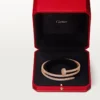 Pulsera Juste Un Clou, doble, con medio pavé