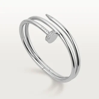 Pulsera Juste Un Clou, doble, diamantes
