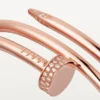 Pulsera Juste Un Clou, doble, diamantes