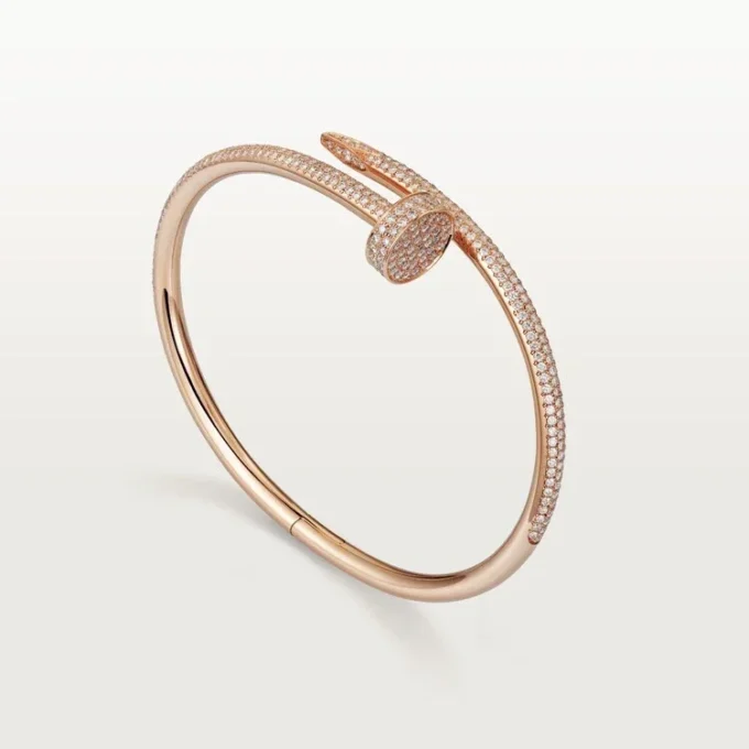Pulsera Juste Un Clou, modelo clásico, diamantes