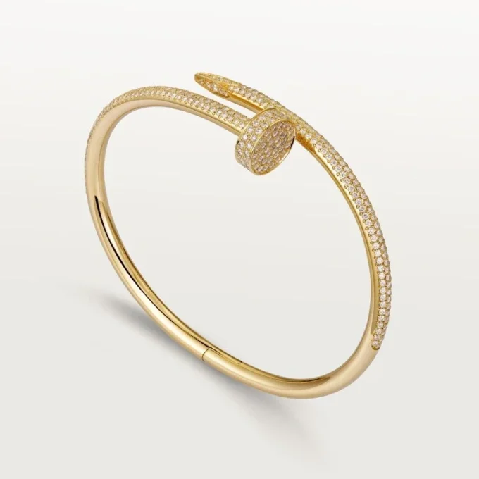 Pulsera Juste Un Clou, modelo clásico, diamantes