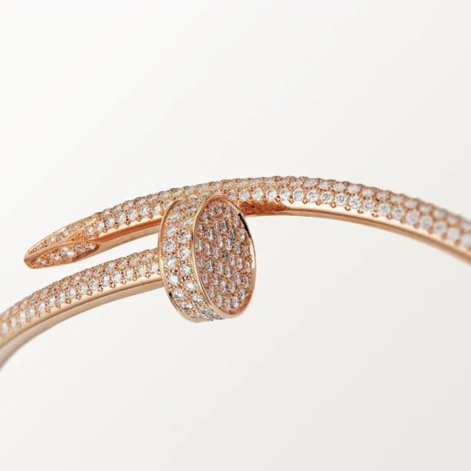 Pulsera Juste Un Clou, modelo clásico, diamantes