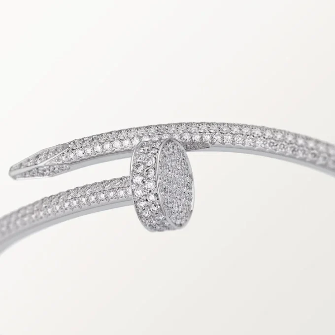 Pulsera Juste Un Clou, modelo clásico, diamantes
