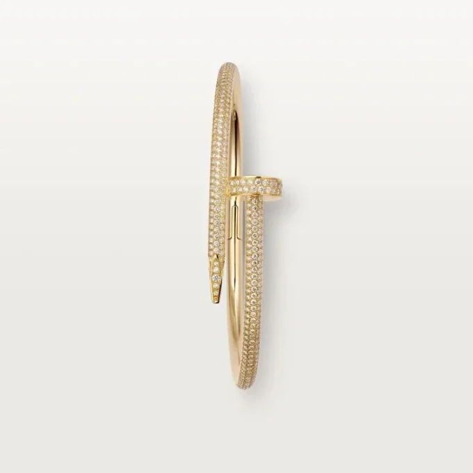 Pulsera Juste Un Clou, modelo clásico, diamantes