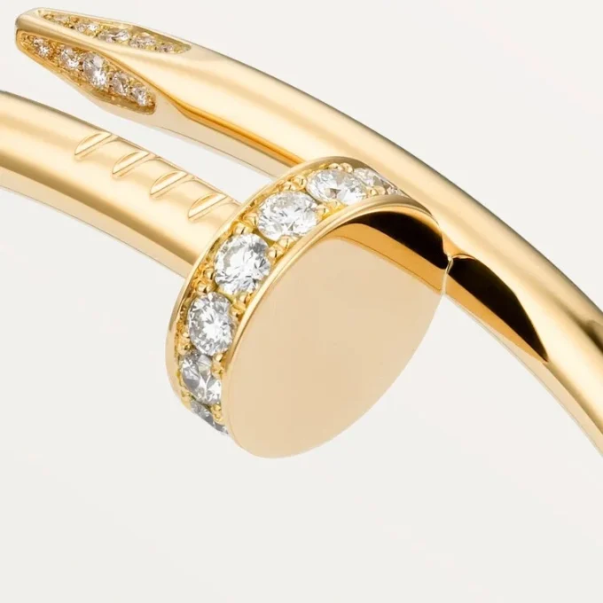 Pulsera Juste Un Clou, modelo clásico, diamantes