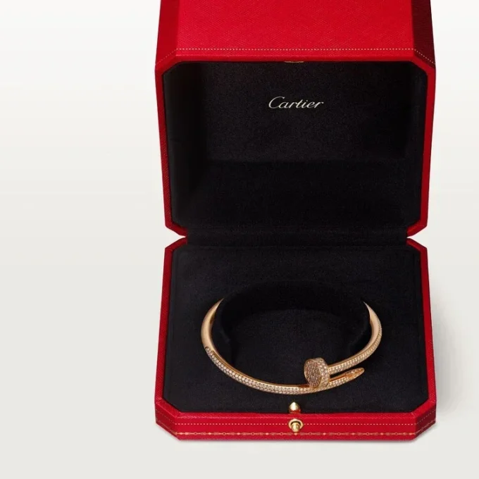 Pulsera Juste Un Clou, modelo clásico, diamantes